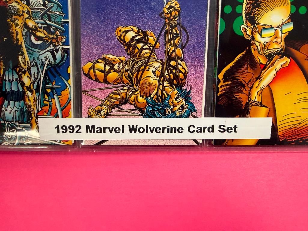 MARVEL / VALIANT COMICS NON-SPORT SUPERHERO CARD SETS WOLVERINE, MARVEL MASTERPIECES, ROBOT FIGHTER - 15