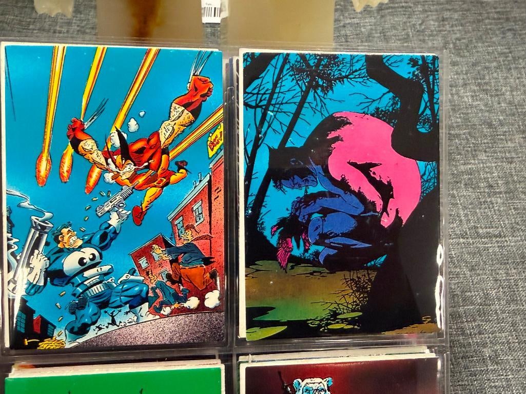 MARVEL / VALIANT COMICS NON-SPORT SUPERHERO CARD SETS WOLVERINE, MARVEL MASTERPIECES, ROBOT FIGHTER - 17