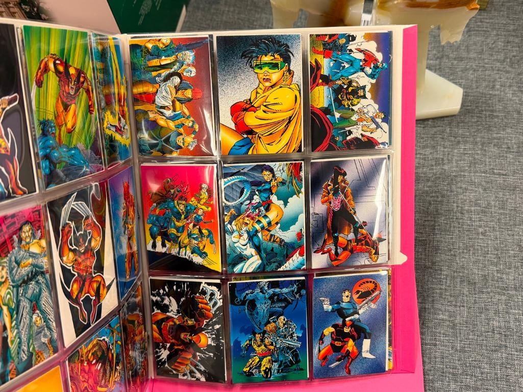 MARVEL / VALIANT COMICS NON-SPORT SUPERHERO CARD SETS WOLVERINE, MARVEL MASTERPIECES, ROBOT FIGHTER - 18