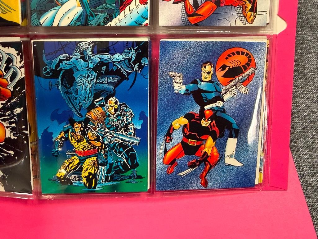 MARVEL / VALIANT COMICS NON-SPORT SUPERHERO CARD SETS WOLVERINE, MARVEL MASTERPIECES, ROBOT FIGHTER - 19