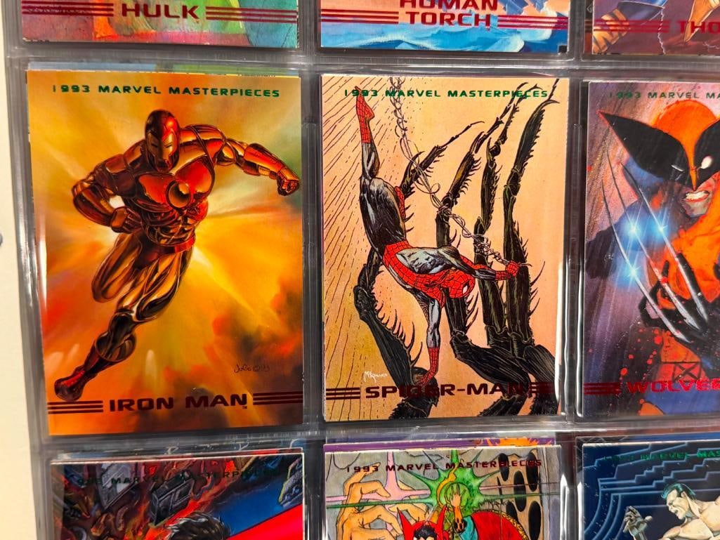 MARVEL / VALIANT COMICS NON-SPORT SUPERHERO CARD SETS WOLVERINE, MARVEL MASTERPIECES, ROBOT FIGHTER - 6
