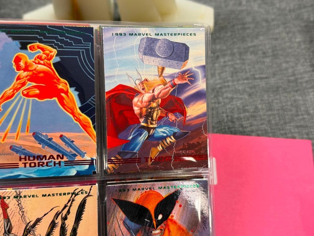 MARVEL / VALIANT COMICS NON-SPORT SUPERHERO CARD SETS WOLVERINE, MARVEL MASTERPIECES, ROBOT FIGHTER - 8