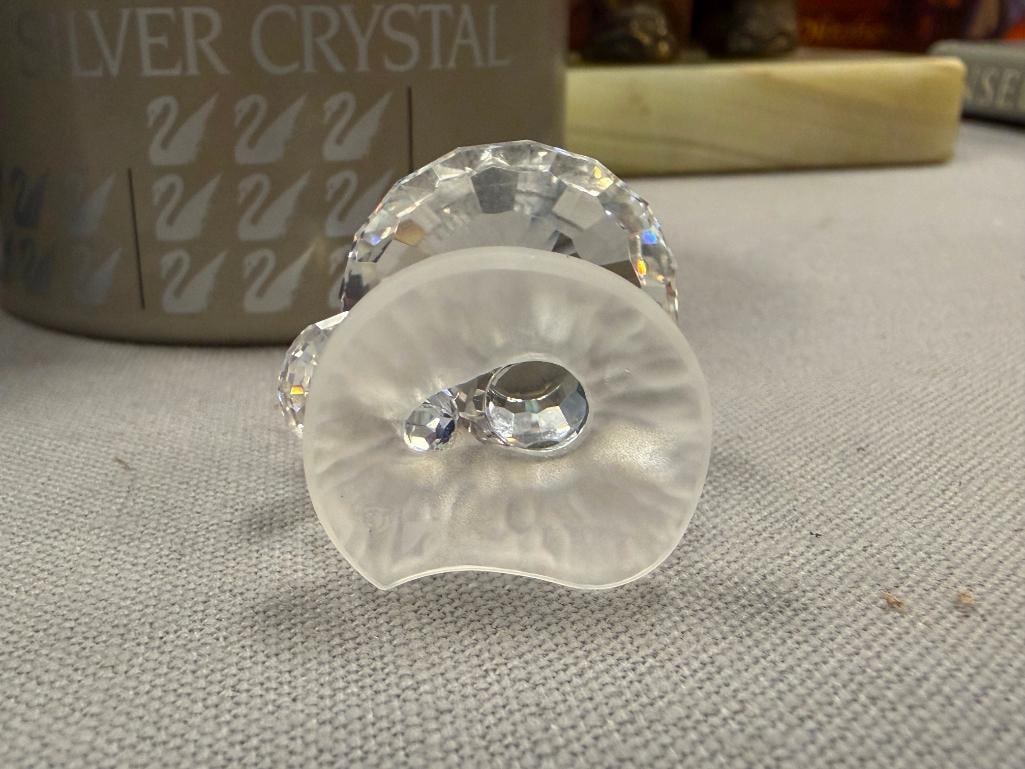 SWAROVSKI CRYSTAL FACETED FIGURINES BABY SEA LION AND MUSHROOMS 7661NR004 / 7472NR030 - 13