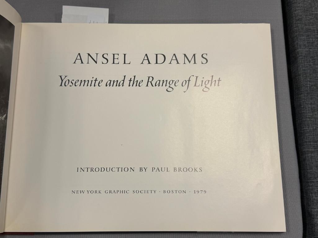 1979 ANSEL ADAMS YOSEMITE AND THE RANGE OF LIGHT PHOTOGRAPHY PICTORIAL BOOK - 6