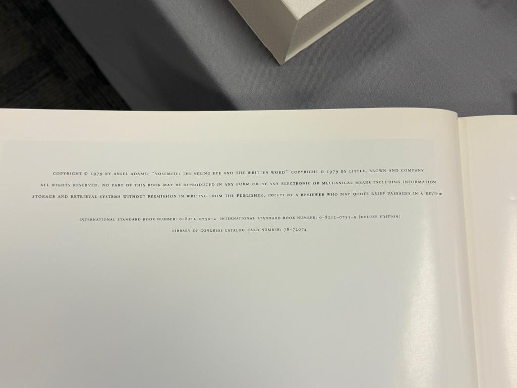 1979 ANSEL ADAMS YOSEMITE AND THE RANGE OF LIGHT PHOTOGRAPHY PICTORIAL BOOK - 7