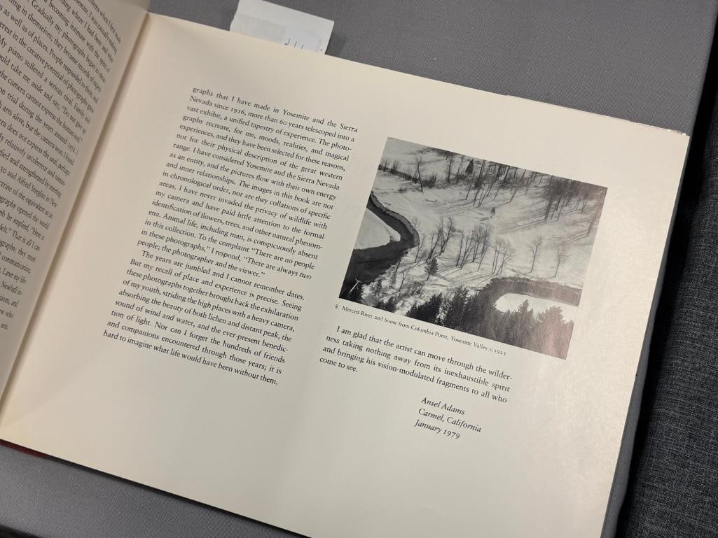1979 ANSEL ADAMS YOSEMITE AND THE RANGE OF LIGHT PHOTOGRAPHY PICTORIAL BOOK - 9