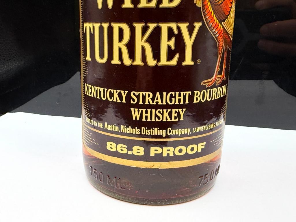 VINTAGE SEALED BOTTLE AUSTIN NICHOLS WILD TURKEY KENTUCKY STRAIGHT BOURBON WHISKEY - 3