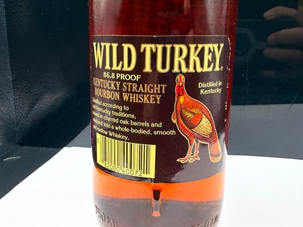 VINTAGE SEALED BOTTLE AUSTIN NICHOLS WILD TURKEY KENTUCKY STRAIGHT BOURBON WHISKEY - 4