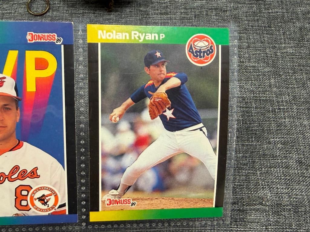 1988 LEAF BASEBALL CARDS HALL OF FAMERS CARLTON FISK, DAVE WINFIELD, NOLAN RYAN, MIKE SCHMIDT - 4