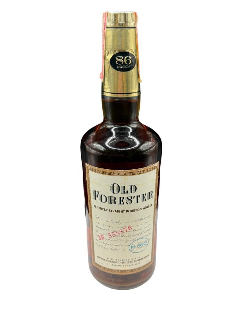 VINTAGE OLD FORESTER KENTUCKY STRAIGHT BOURBON WHISKEY (1 of 7)