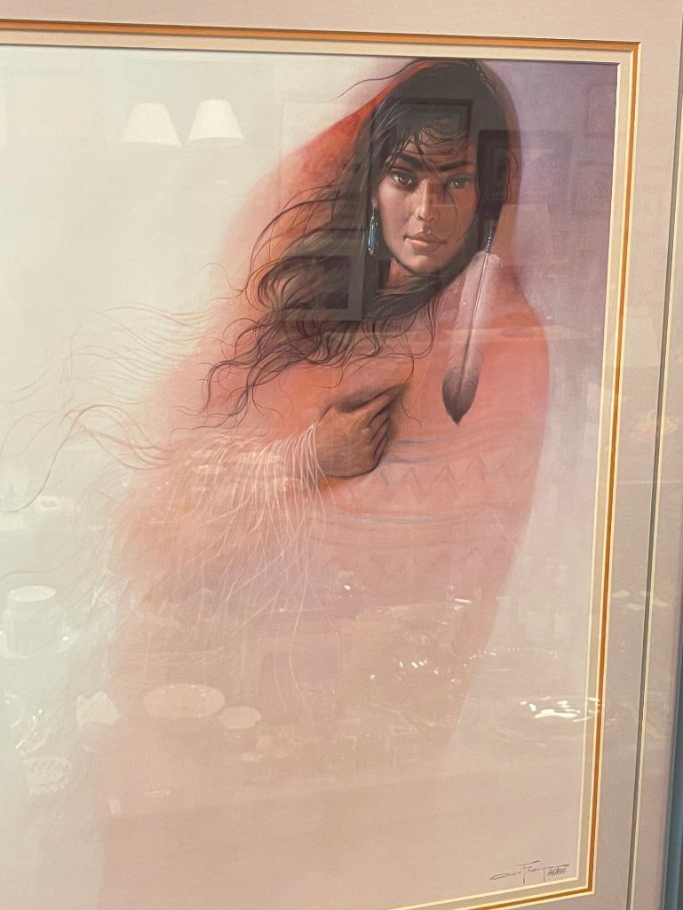 OZZ FRANCA BRAZILIAN ARTIST LIMITED EDITION PRINT TITLED DESTINY NO. 85/999 - 2