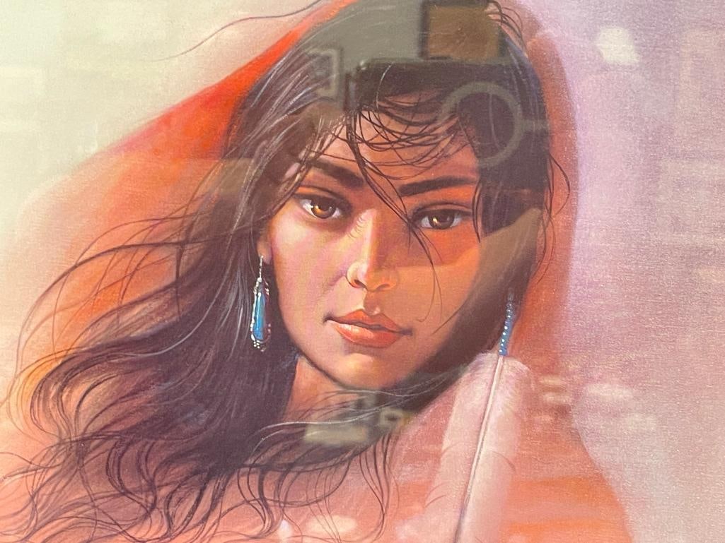 OZZ FRANCA BRAZILIAN ARTIST LIMITED EDITION PRINT TITLED DESTINY NO. 85/999 - 3