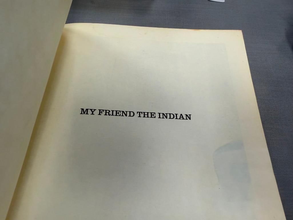 1970 MY FRIEND THE INDIAN BY JAMES MCLAUGHLIN WITH ILLUSTRATIONS BY DANIEL S. BUISSON SUPERIOR ED. - 4