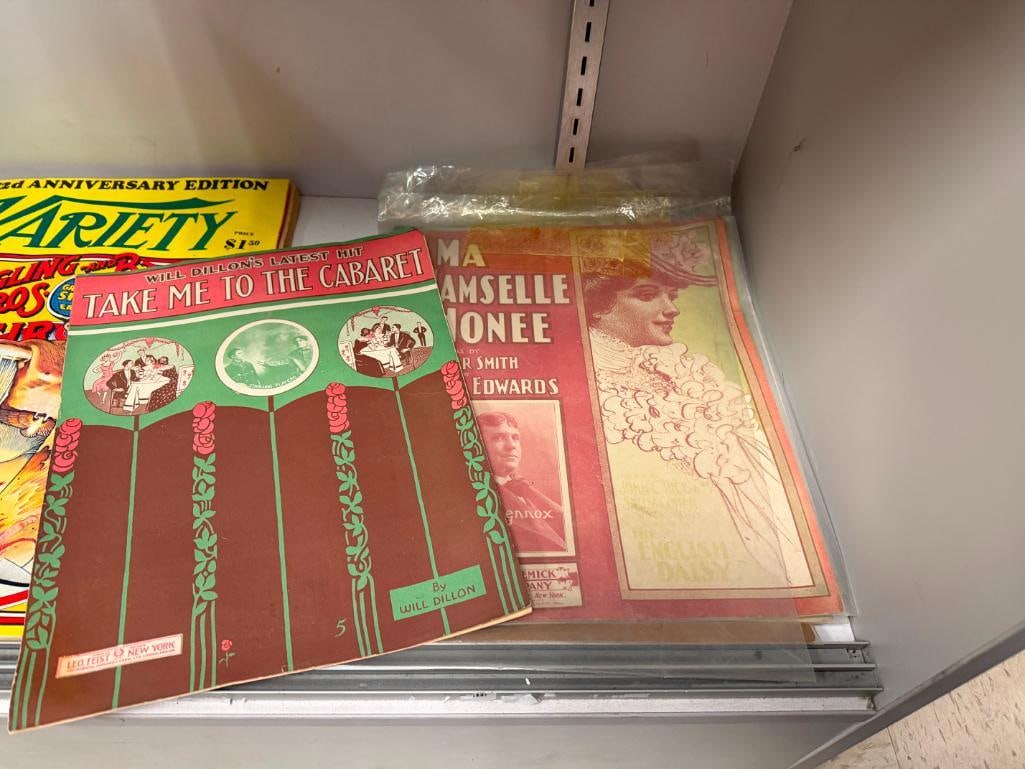 SEVEN PIECES OF ASSORTED SHEET MUSIC FROM THE EARLY 1900'S - 2