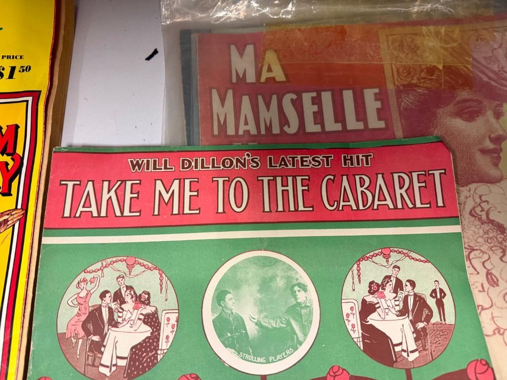 SEVEN PIECES OF ASSORTED SHEET MUSIC FROM THE EARLY 1900'S - 4