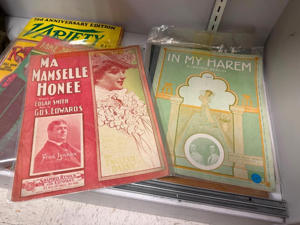 SEVEN PIECES OF ASSORTED SHEET MUSIC FROM THE EARLY 1900'S - 6