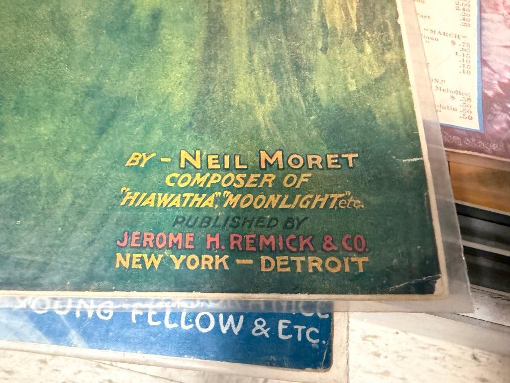 SEVEN PIECES OF ASSORTED SHEET MUSIC FROM THE EARLY 1900'S - 8