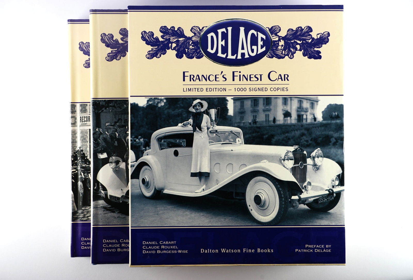 DELAGE: DELAGE: A Limited Edition two volume set of 'DELAGE - FRANCE'S FINEST CAR'. Signed by author (1 of 6)