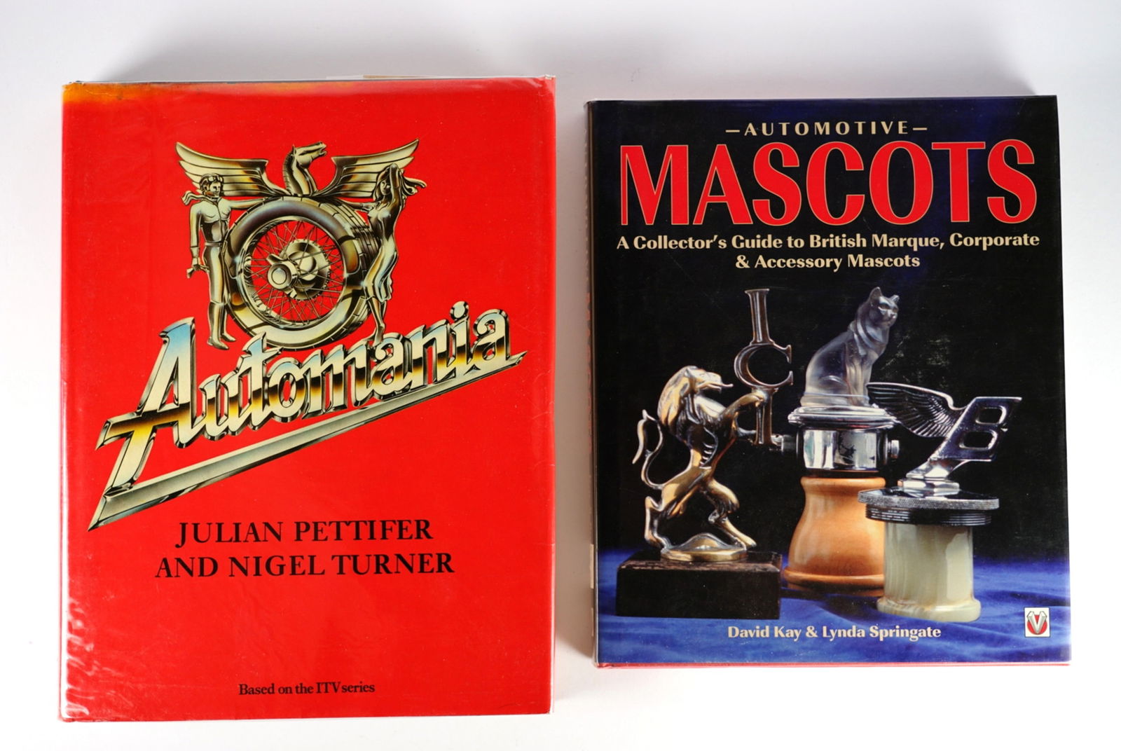 AUTOMANIA/MASCOTS: Two hardcover books detailing automania and mascots (1 of 2)
