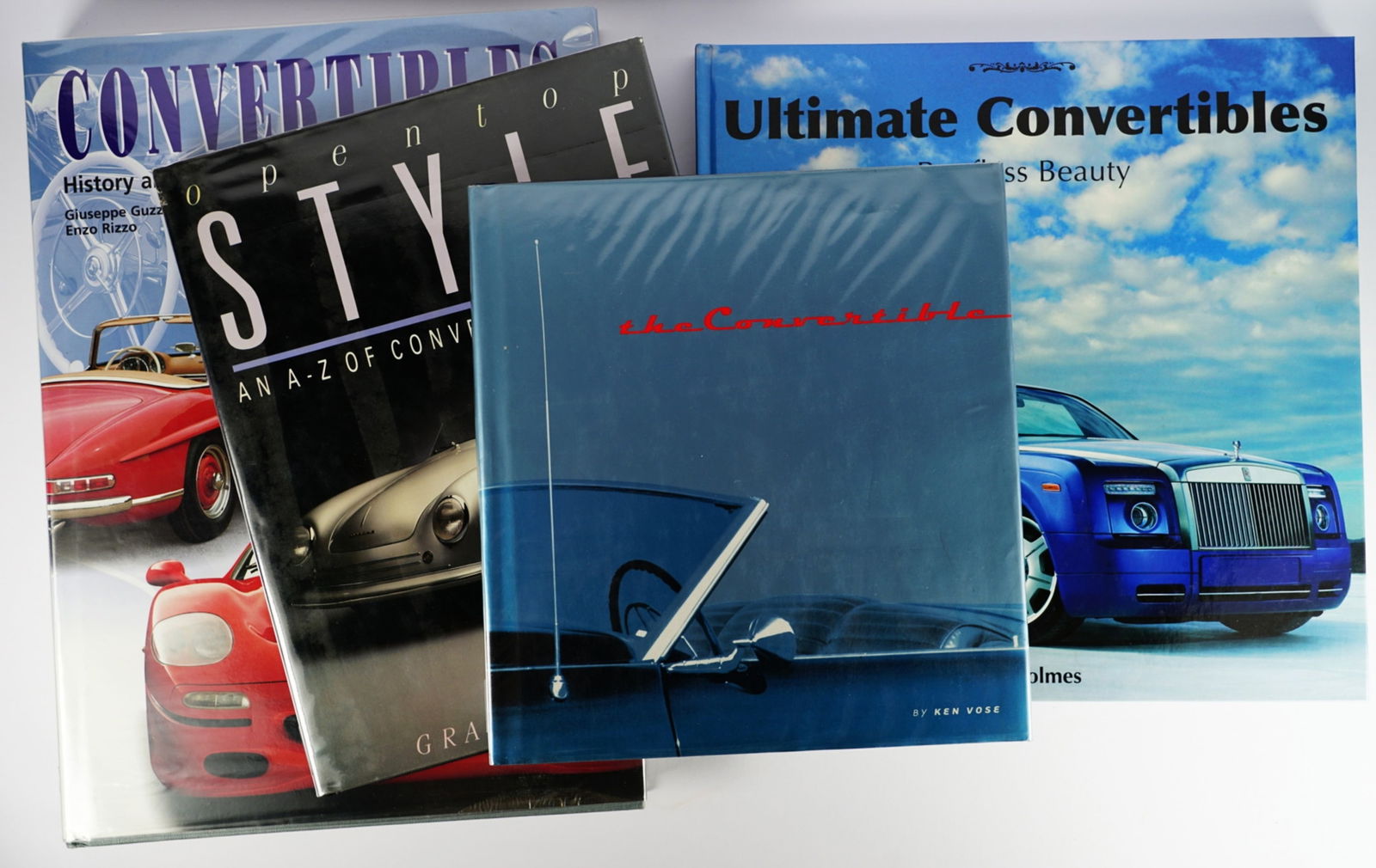CONVERTIBLES: Four hardcover books concerned with convertible motor cars (1 of 4)