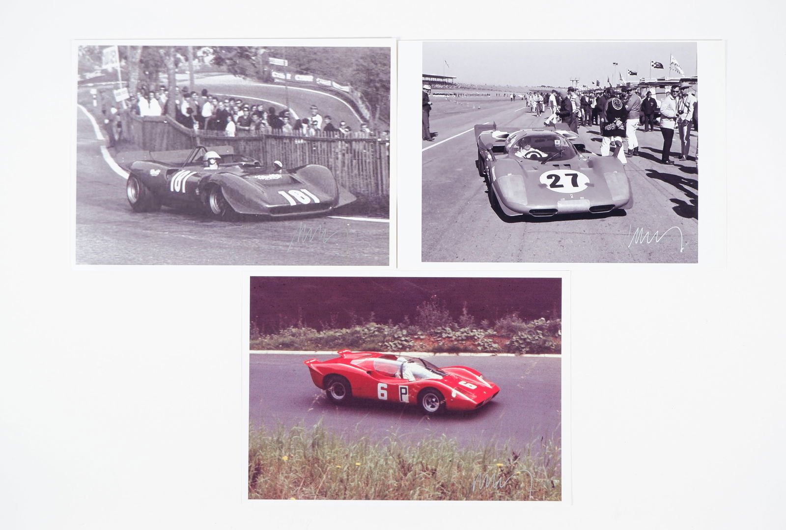 SCHETTY: Images associated with Peter Schetty. Abarth & Ferrari 212 E images. Schetty signatures (1 of 1)