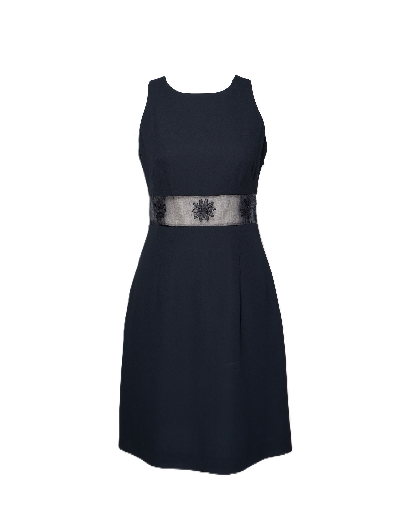 A black skater style mini dress by After Five, circa 1990s (1 of 1)