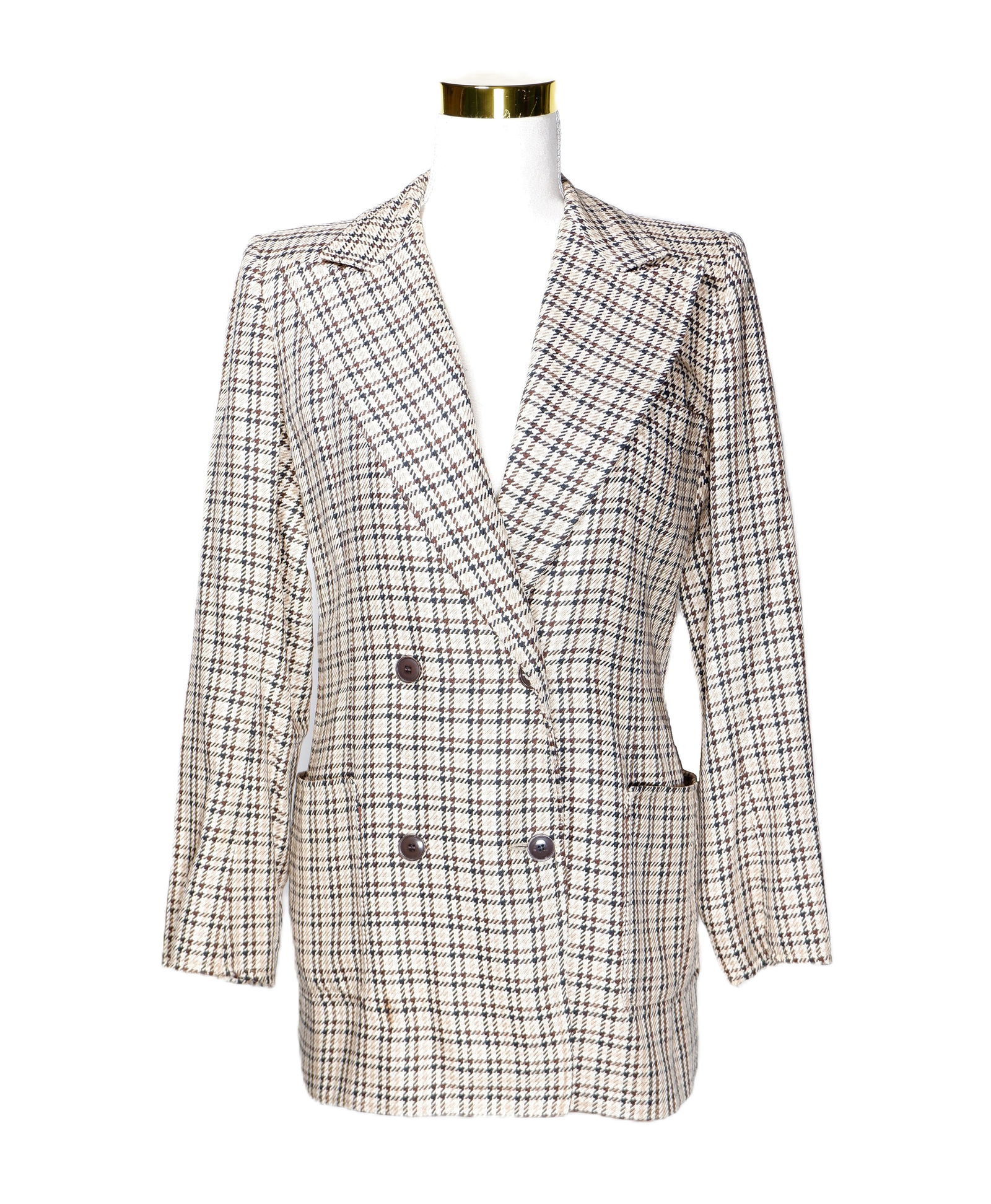 A vintage Yves Saint Laurent Rive Gauche silk tweed blazer, circa 1980s (1 of 1)
