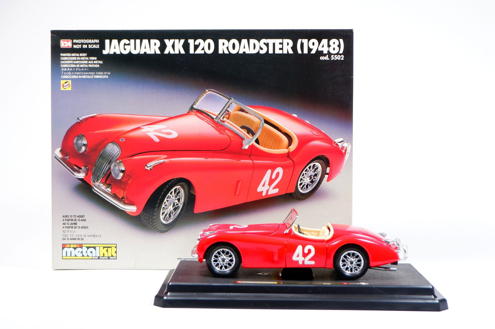 Western Models 1/24 Scale Jaguar Xk120 Hard Top