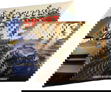 LE MANS/MERCEDES-BENZ: TWO BOOKS CONCERNED WITH LE MANS AND MERCEDES-BENZ: LE MANS/MERCEDES-BENZ: Two books concerned with Le Mans and Mercedes-Benz including 'Le Mans' by Anders Ditlev Clausager, published 1982 by Arthur Barker Limited, 209 pages, with 'Mercedes SPORT' auth