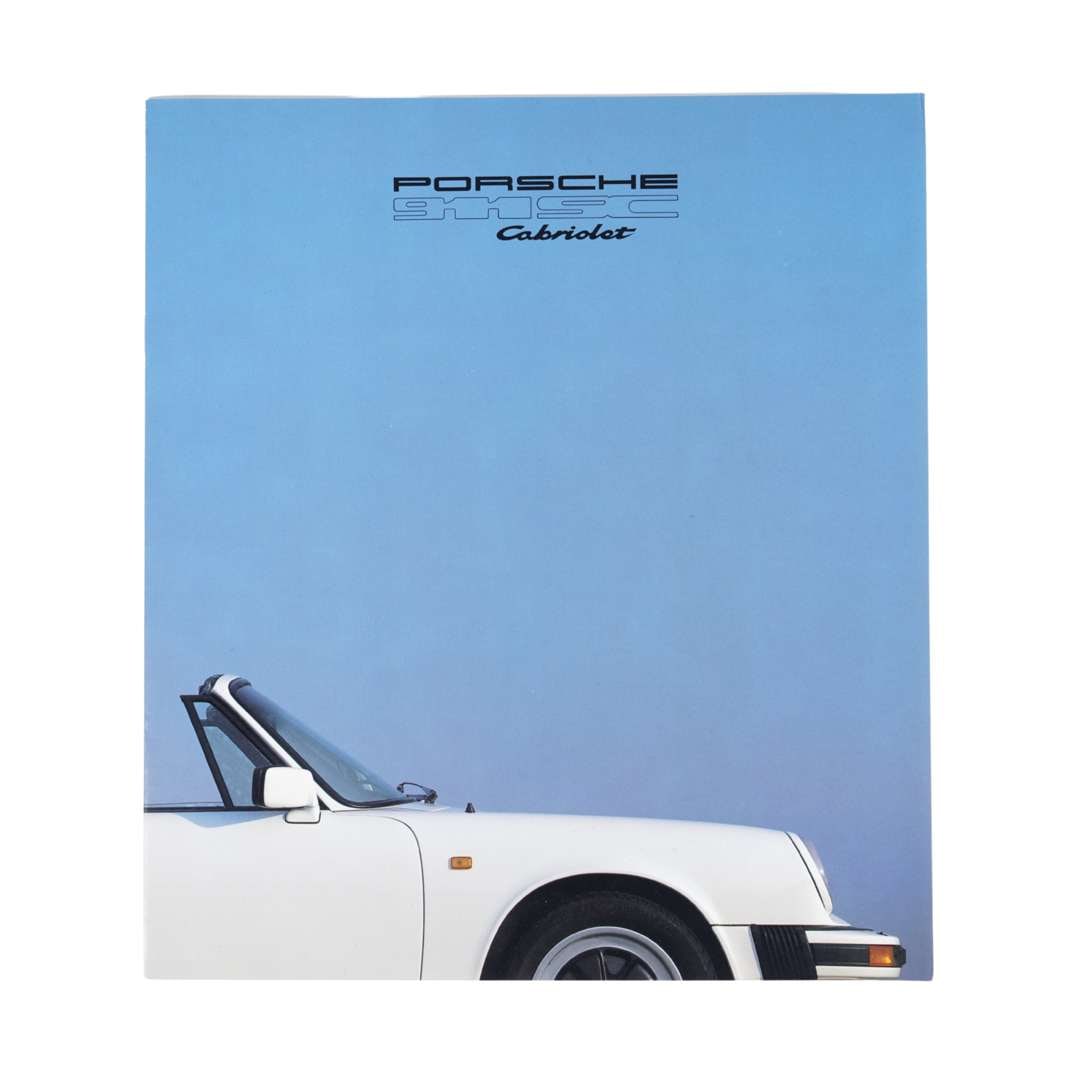 911: A 1983 Porsche 911SC Cabriolet sales brochure (1 of 2)