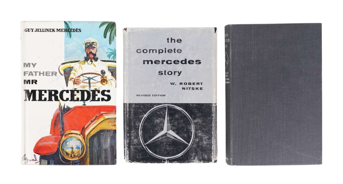 MERCEDES-BENZ: Mercedes-Benz texts.' THREE-POINTED STAR' hardcover book by David Scott-Moncrieff: MERCEDES-BENZ: Three texts concerned with Mercedes-Benz including 'THREE-POINTED STAR' hardcover book by David Scott-Moncrieff, with St John Nixon and Clarence Paget, published 1957 by CASSELL AND COM
