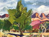 HARALD VIKE (Australian 1906-1987) Mountain Landscape (circa 1970)