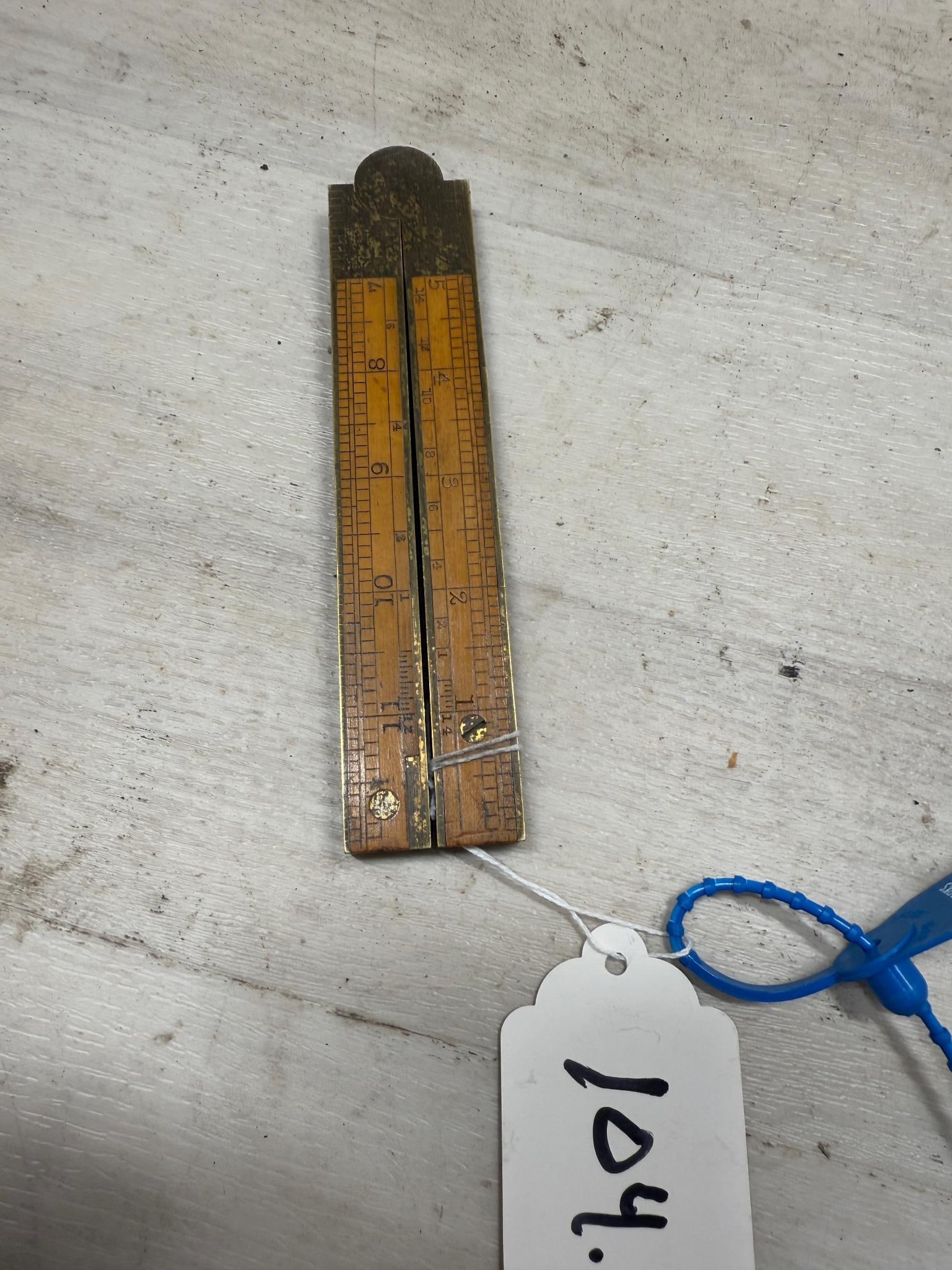 STEPHENS & Co. No. 36 INCLINOMETER RULE WITH LEVEL, PAT. JAN 12,1858 (1 of 2)