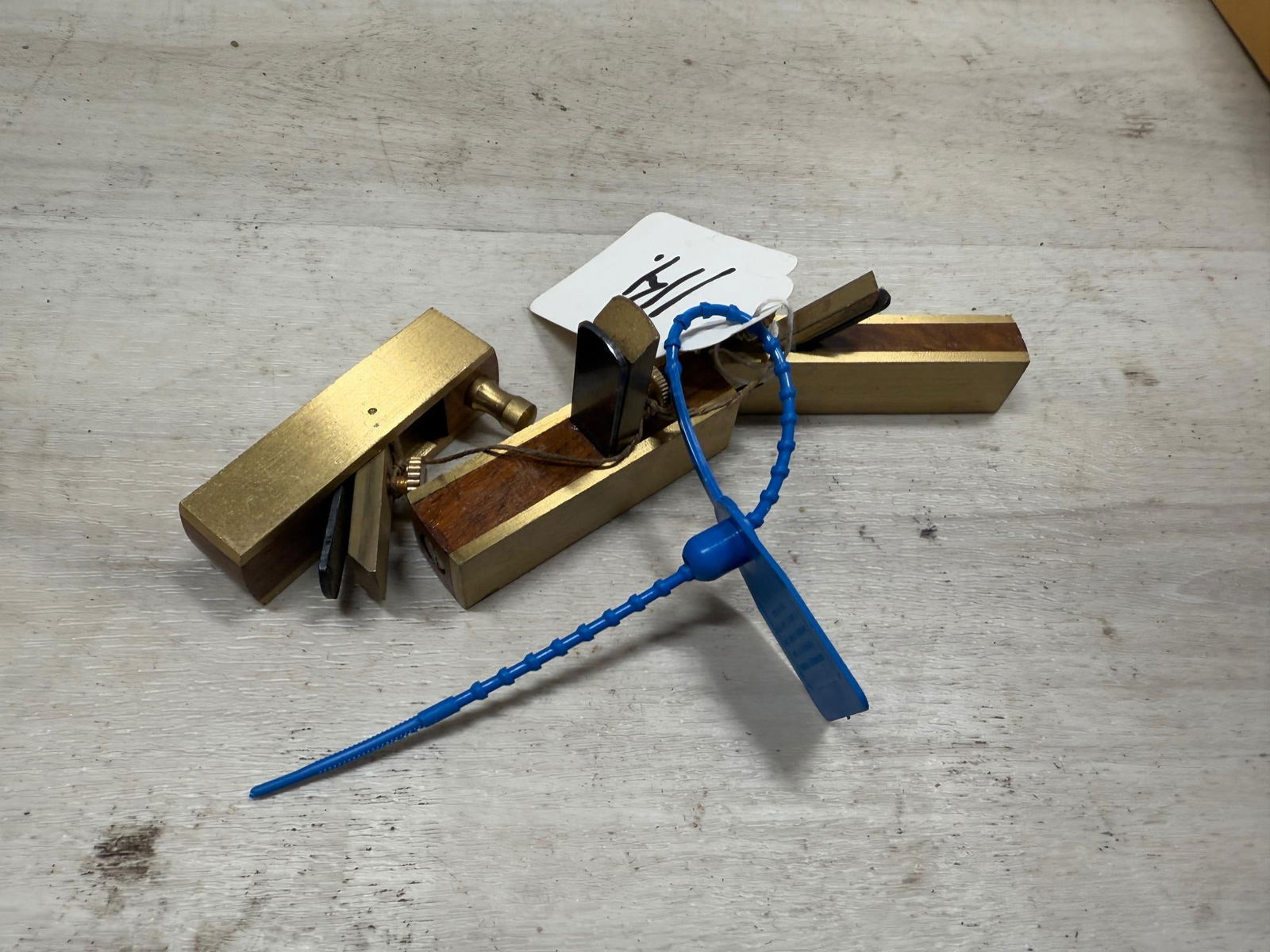 3 MINIATURE BRASS MODEL MAKER'S PLANES (1 of 5)