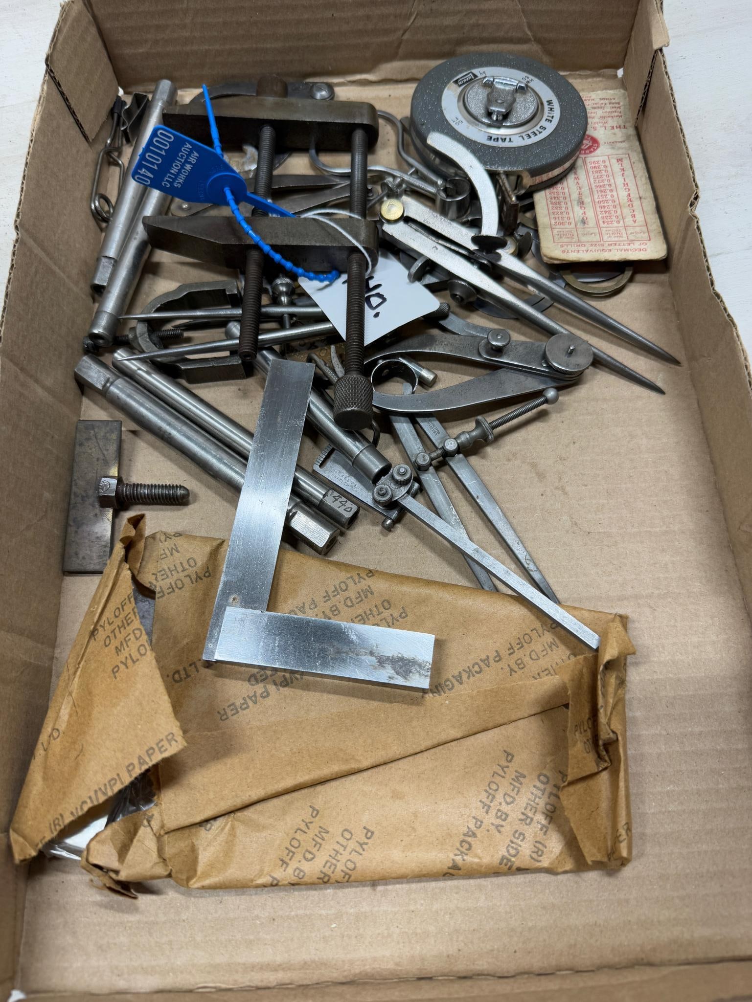 BOX LOT MACHINIST TOOLS (1 of 5)