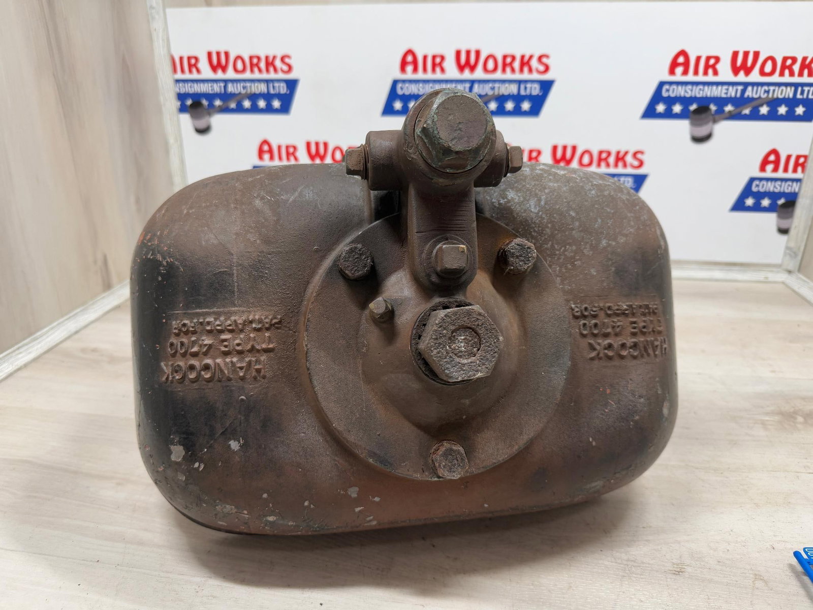 Hancock Type 4700 Air Whistle that simulates the sound of a steam whistle: Load-out Pick up for all online purchases for Antiques & collectibles is Monday, Tuesday, Wednesday, February 17th, 18th, 19th At our warehouse location. We do offer shipping on all items shippabl