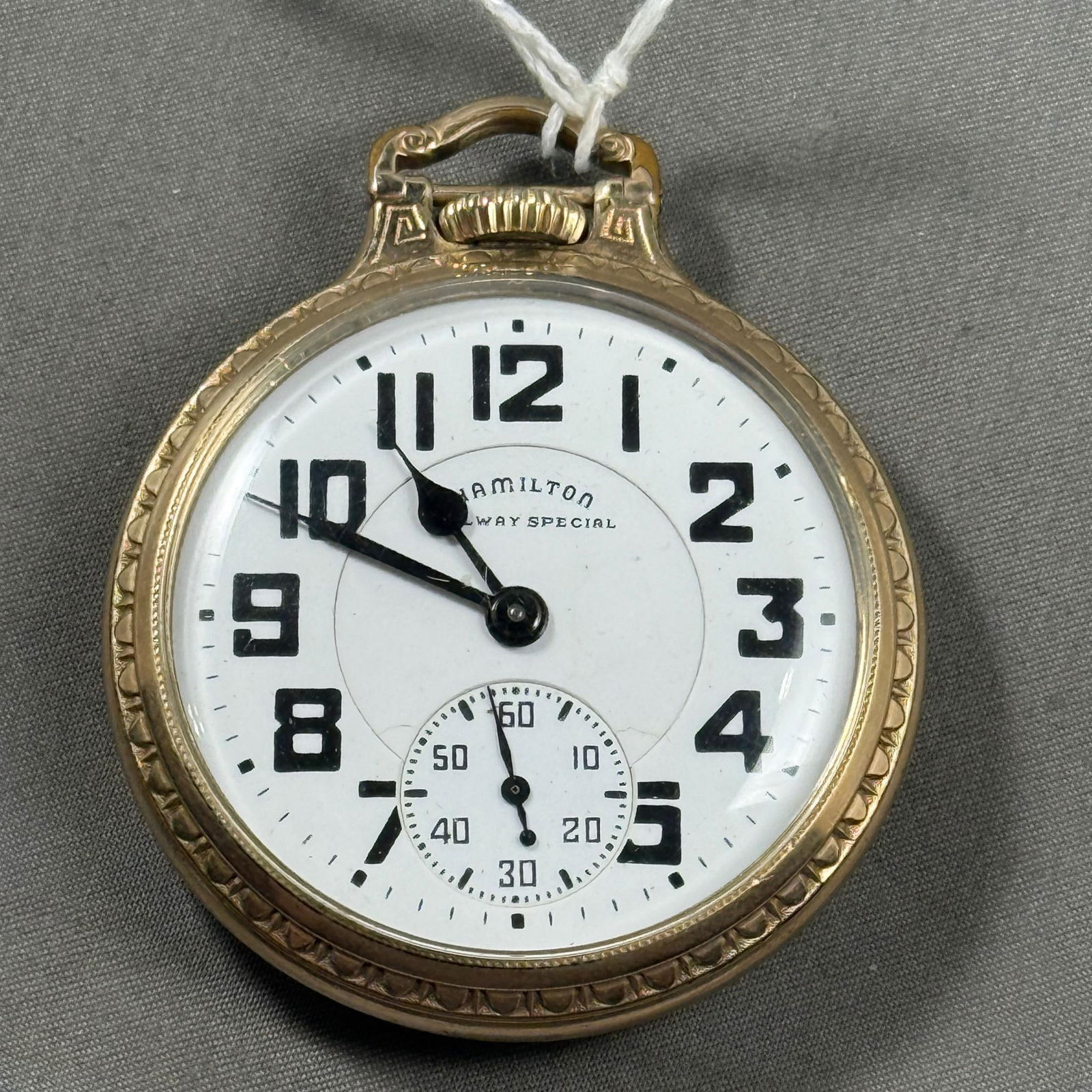 Hamilton 992B Railway Special 21J 16S pocket watch, SN C130699, RUNS (1 of 6)
