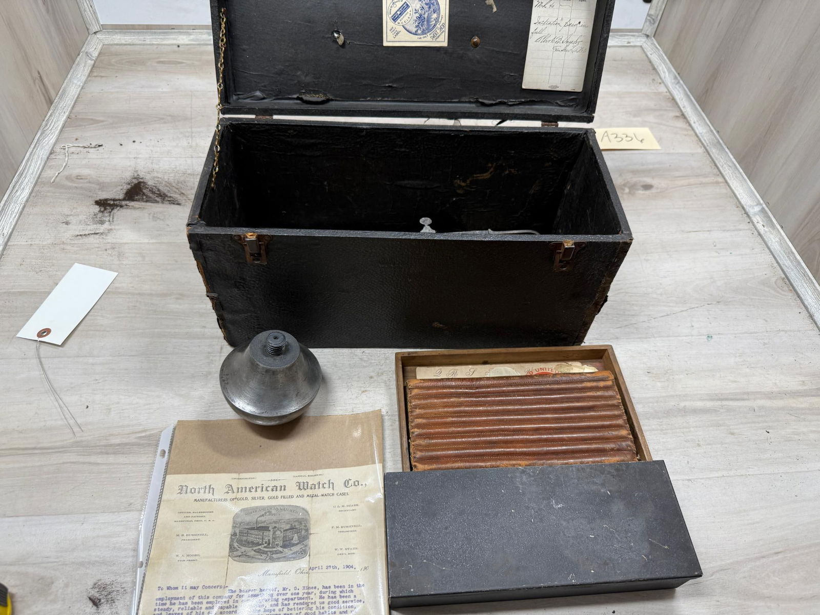 George Hines watch case engraver tool box (1 of 10)