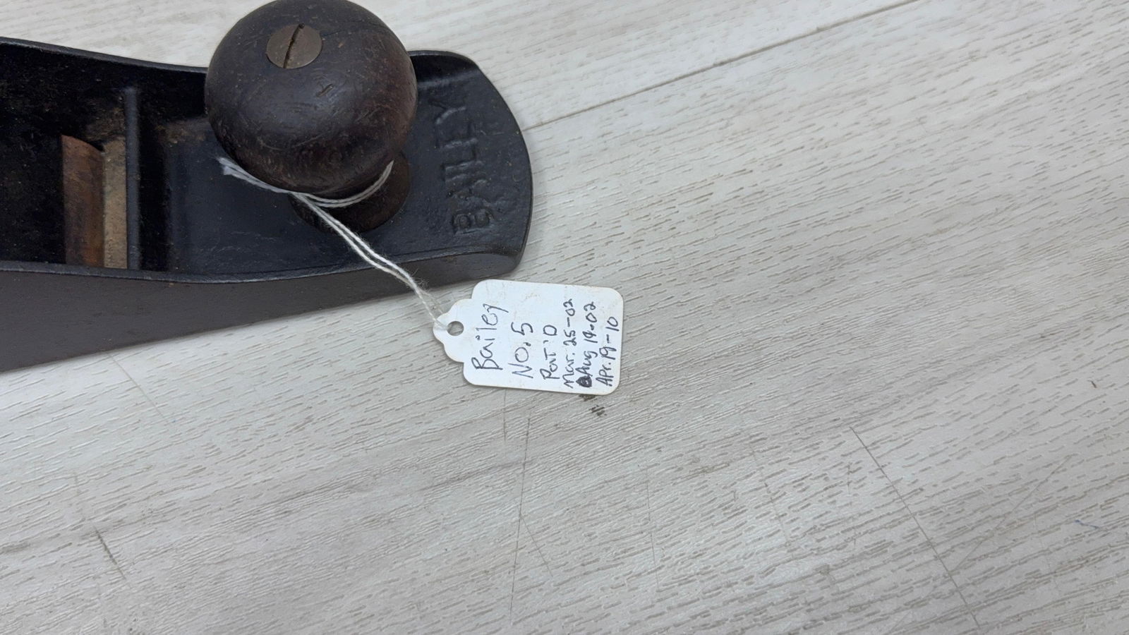 BAILEY NO. 5 SMOOTH BOTTOM PLANE - 2