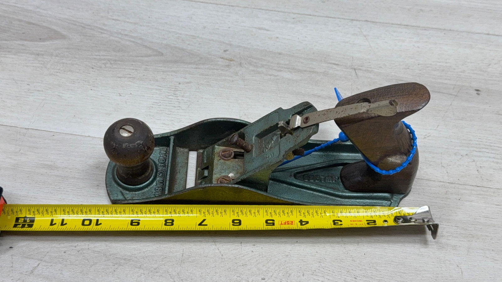 MARKED STEEL PLANE - 6