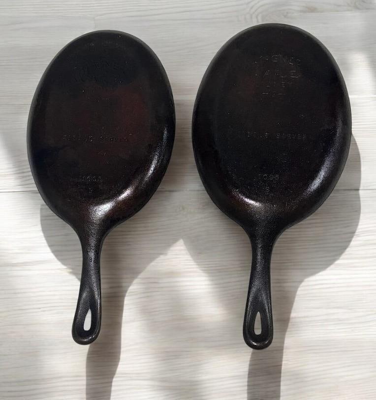 2- WAGNER WARE STEAK SIZZLER SKILLETS - 2
