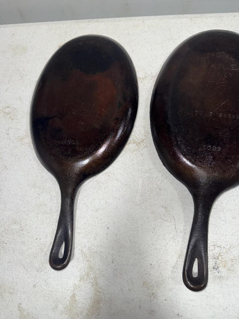 2- WAGNER WARE STEAK SIZZLER SKILLETS - 8