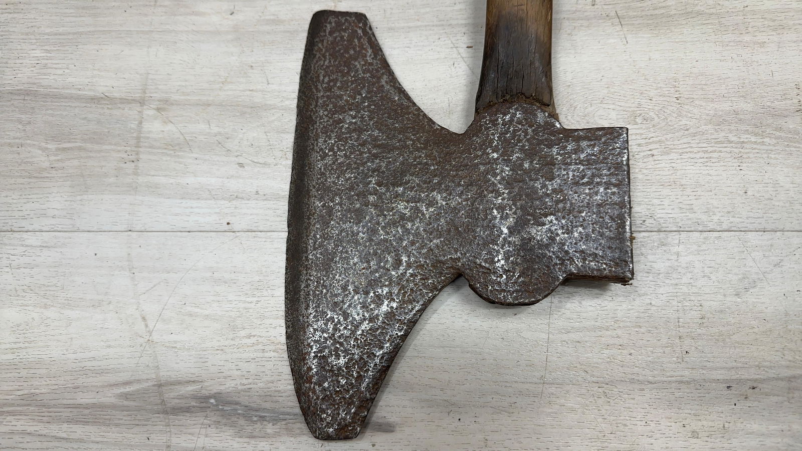 SHORT HANDLED HEWING BROAD AXE - 4