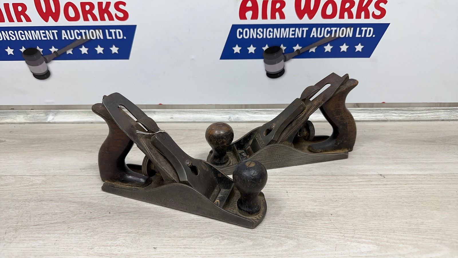 2- STANLEY #3 STEEL PLANES. SMOOTH BOTTOM: Load-out Pick up for all online purchases for Antiques & collectibles is Monday, Tuesday, Wednesday, February 23rd, 24th, 25th At our shipper's location. We do offer shipping on all items