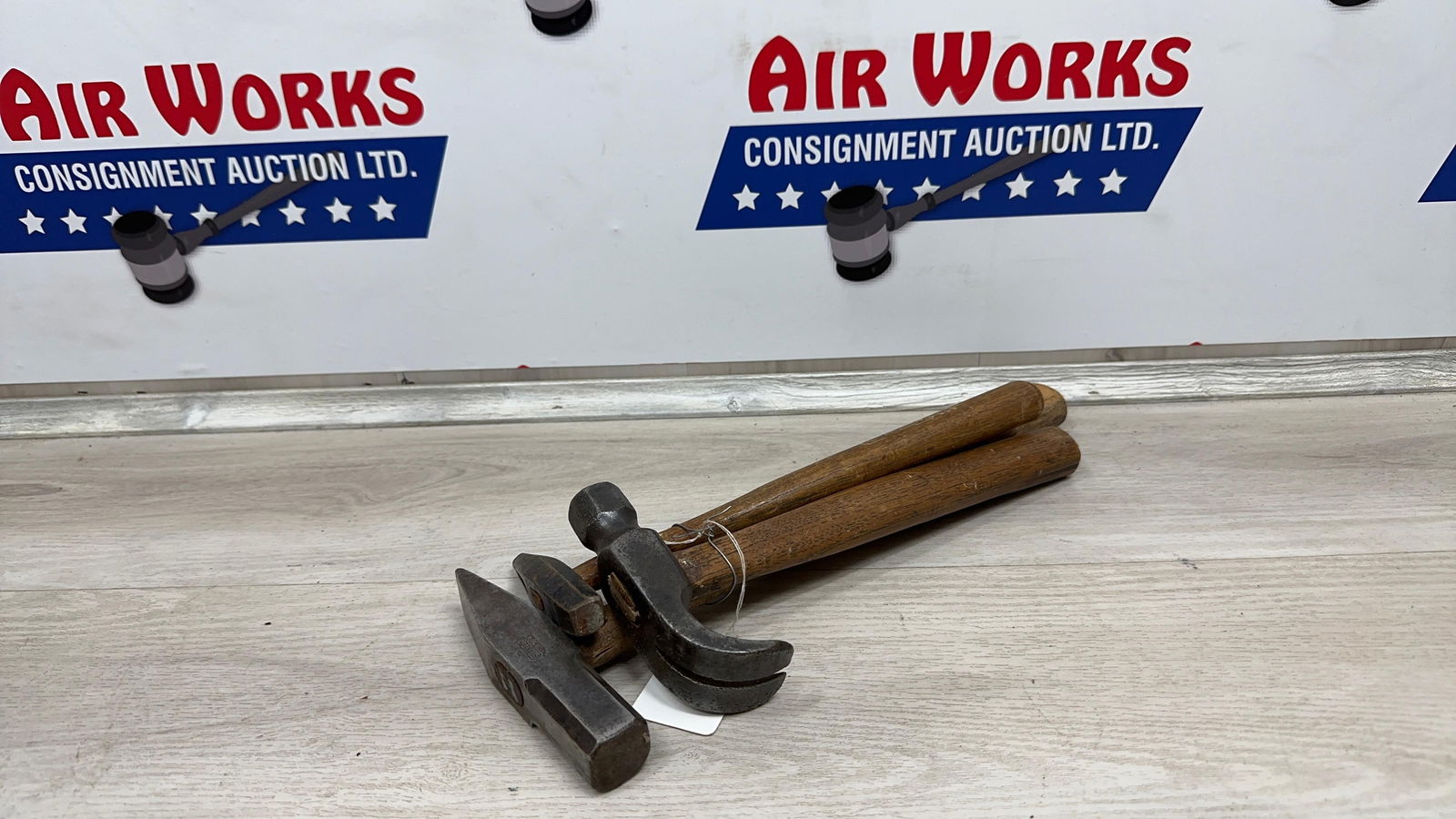 3-HAMMERS. 2- STANLEY AND 1-EARLY CLAW HAMMER: Load-out Pick up for all online purchases for Antiques & collectibles is Monday, Tuesday, Wednesday, February 23rd, 24th, 25th At our shipper's location. We do offer shipping on all items shippabl