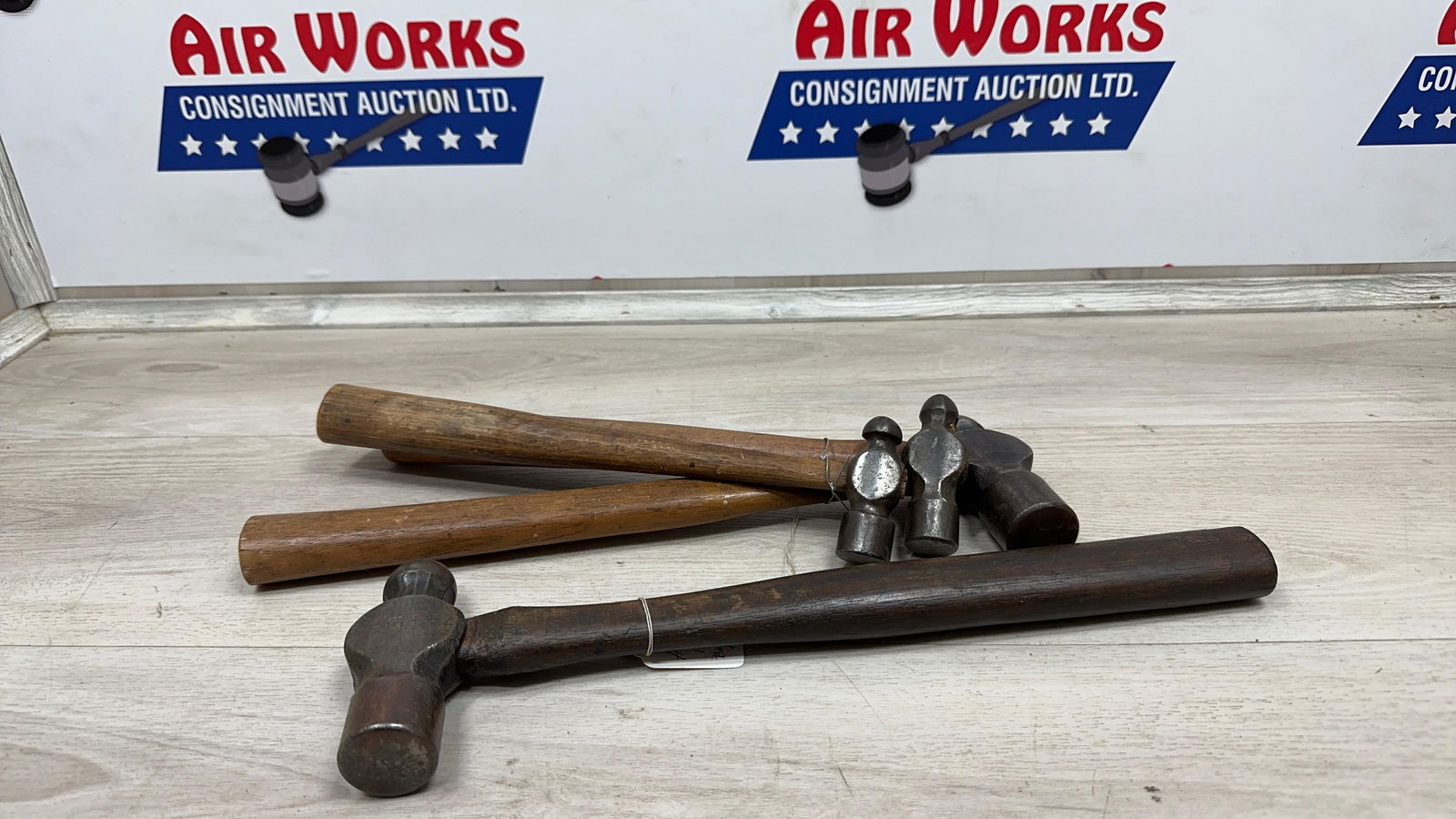 3- BALL PEEN HAMMERS. HELLER AND PLUMB: Load-out Pick up for all online purchases for Antiques & collectibles is Monday, Tuesday, Wednesday, February 23rd, 24th, 25th At our shipper's location. We do offer shipping on all items shippabl