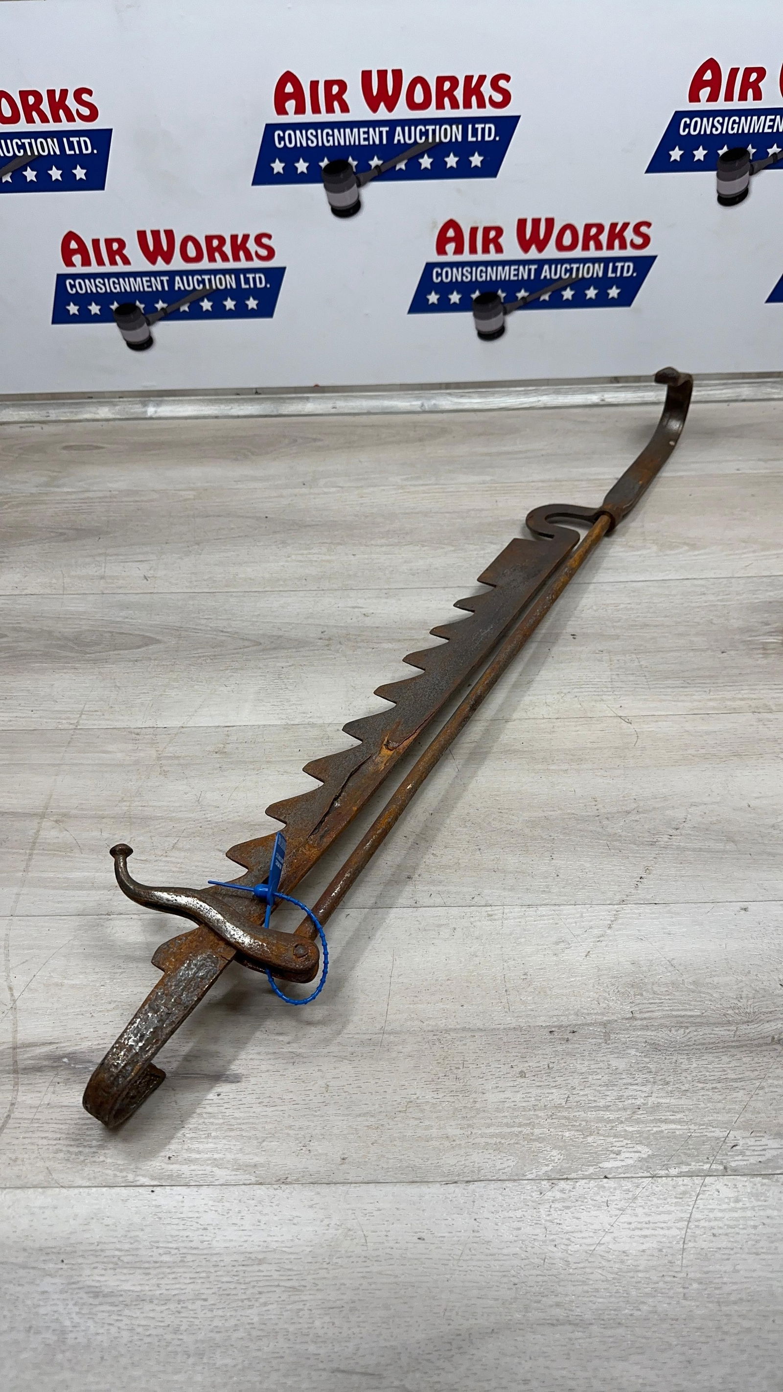 LARGE HAND FORGED CORN KNIFE (1 of 7)