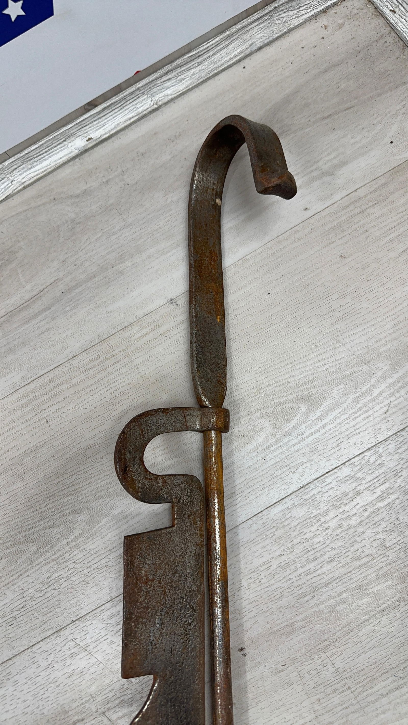 LARGE HAND FORGED CORN KNIFE - 4