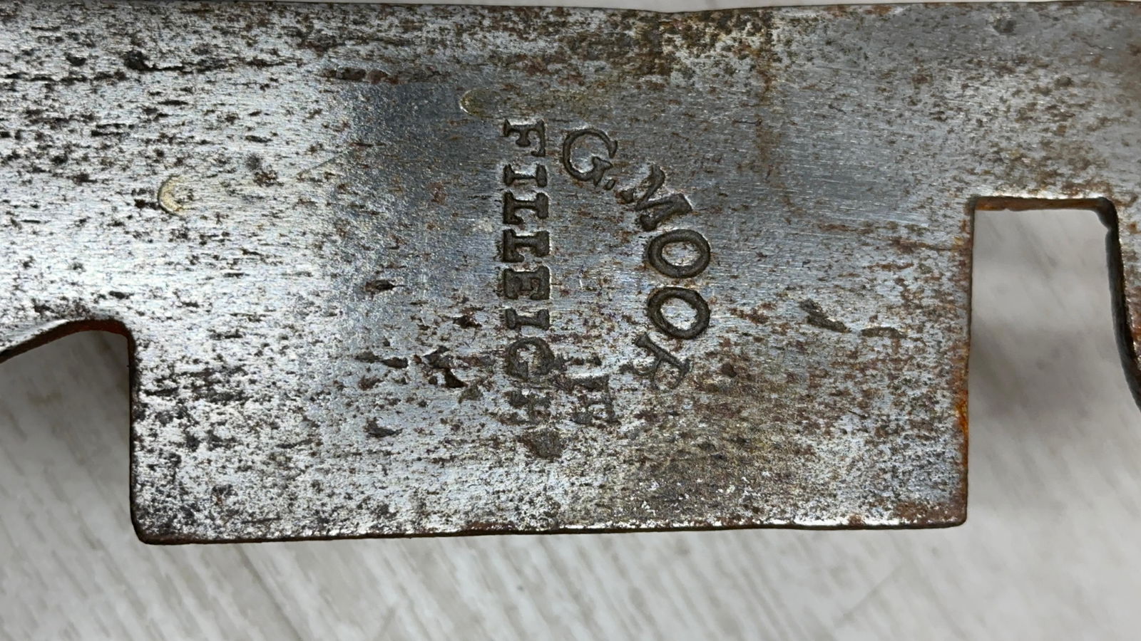 LARGE HAND FORGED CORN KNIFE - 6