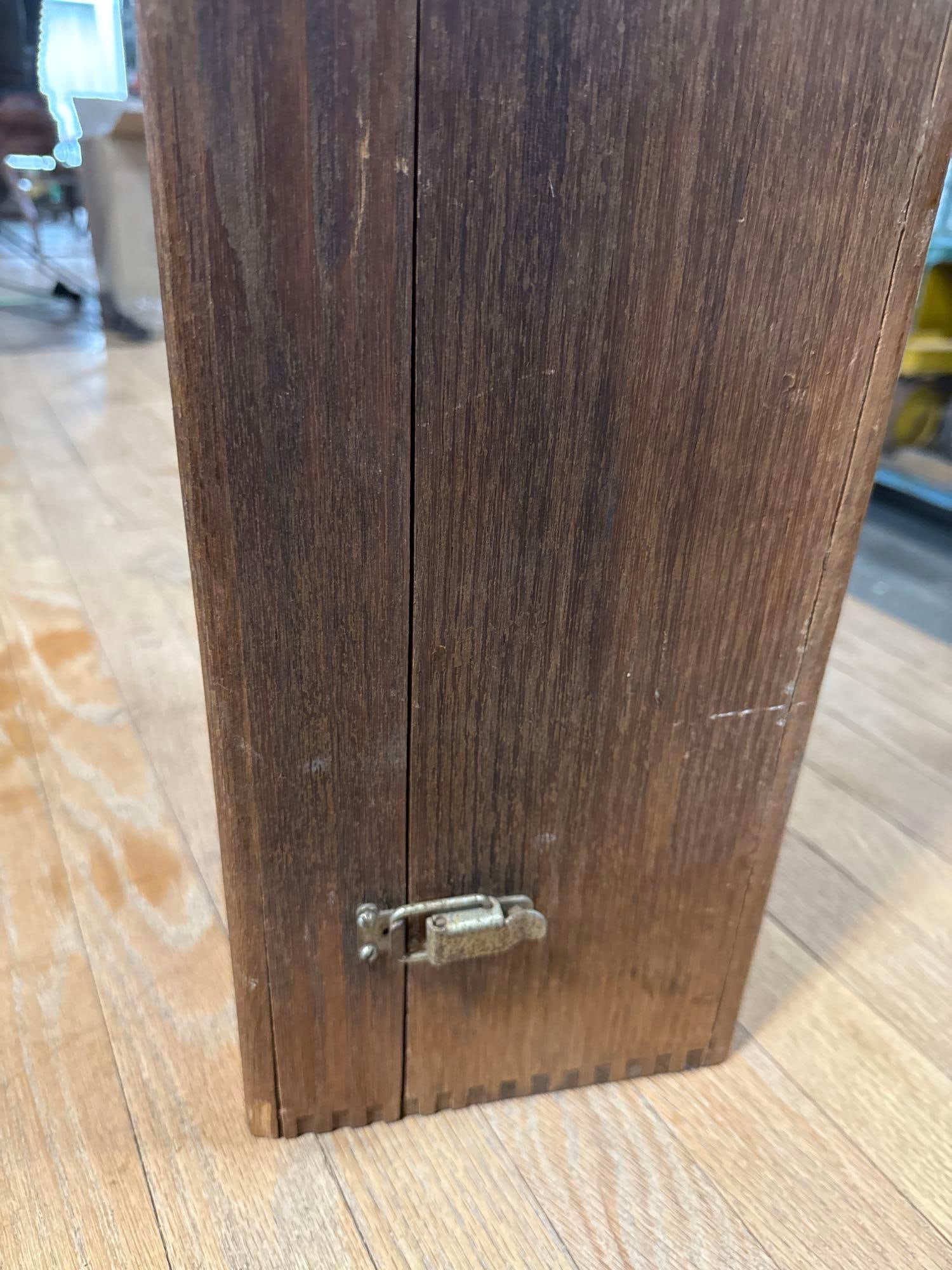 STANLEY DOVETAILED WORK BOX WITH TOOLS - 13